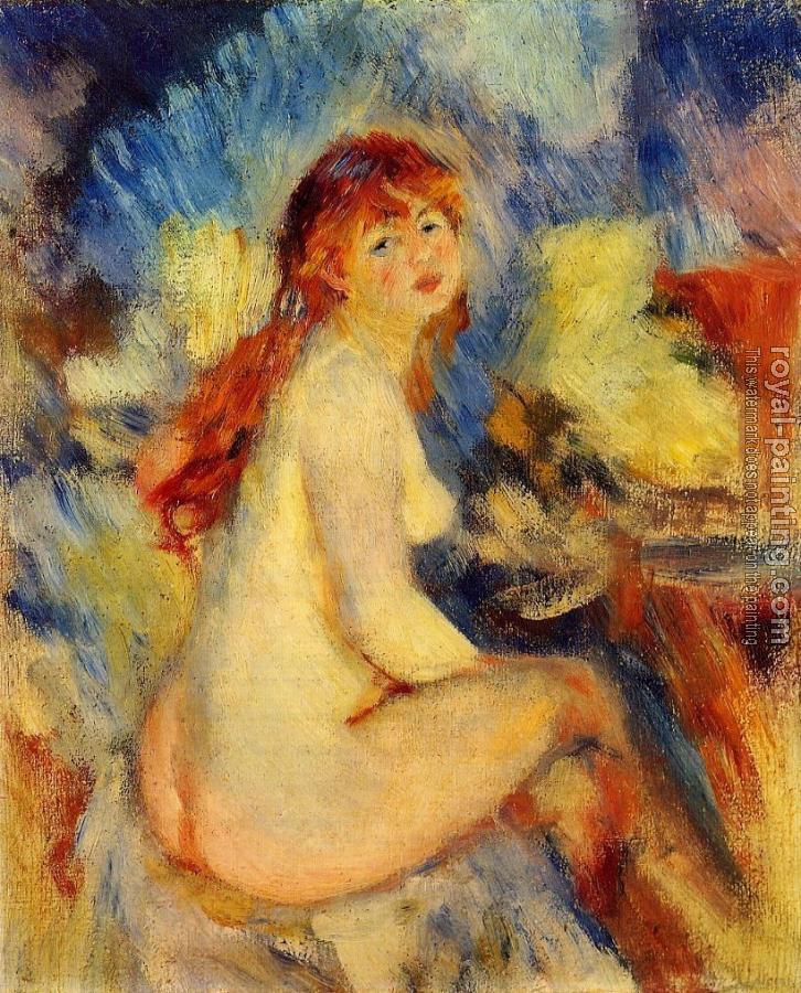 Pierre Auguste Renoir : Bust of a Nude Female